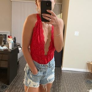 Comin in HAHT Bodysuit